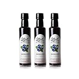 GLOSA MARINA 3er Paket *ARANDANOS* Crema Balsámica de Arándanos - Balsamico Gourmet Essig Creme Heidelbeere (3 x 250ml)