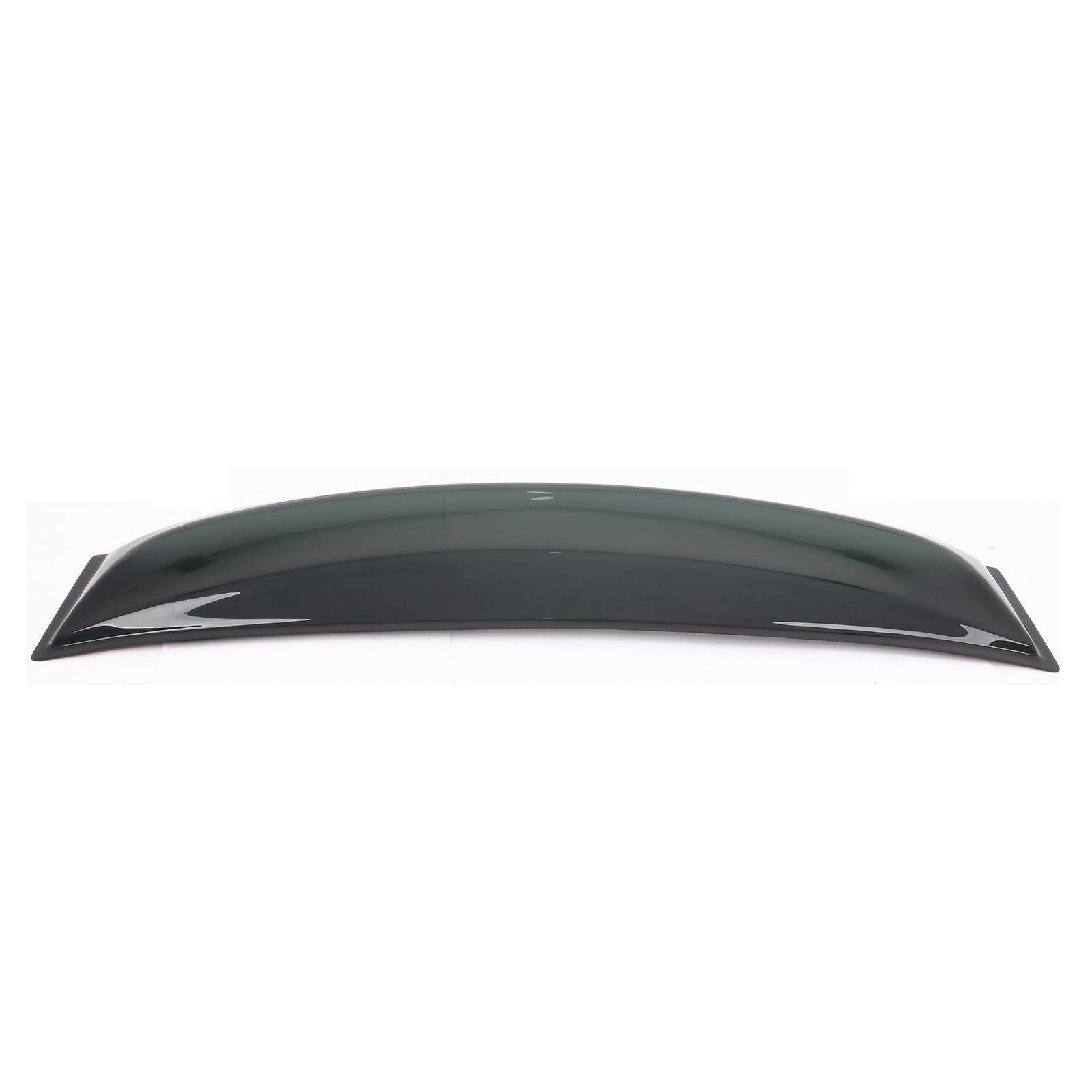 IKON MOTORSPORTS Roof Spoiler, Compatible with 2010-2015 Chevy Camaro (None Convertible), Smoke Acrylic Roof Window Shade