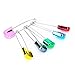 Diaper Pins, Large Colored Safety Pins, Stainless Steel Safety Locking Baby Cloth Diaper Nappy Pins (#1)
