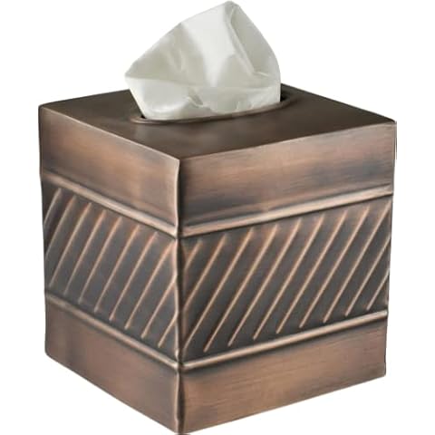 Monarch Abode Wave Embossed Tissue Box Cover Cover