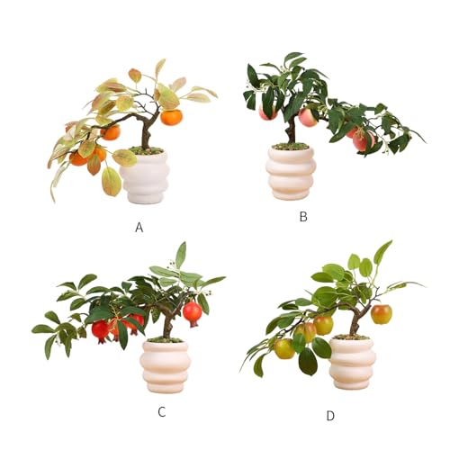 Bonsaï d'arbre fruitier réaliste pour décoration salon - 6