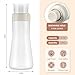 Havawish 2 Pcs Cake Moistening Bottle Syrup Dispense 12 Oz/350ml Graduated Plastic Squeeze Bottle for Soaking Honey Syrup Rain Spray with Sealing Lid Easy Storage Reusable Baking Tools (White)