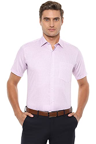 Image of Van Heusen Men's Regular Shirt (VHSHMCUP714646- Pink 38)