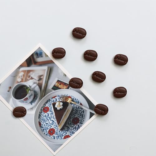 Imanes Decorativos de Frigorífico Café 10 Piezas miniatura 2