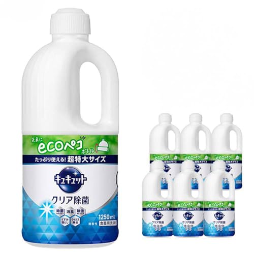 [花王]キュキュットクリア除菌特大 詰替1250ml×6本