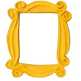 Handmade with Love by Fatima. As seen in Monica's Door. It has Two Side Tape in the back. Yellow Frame for your peephole. Present for your best friends.