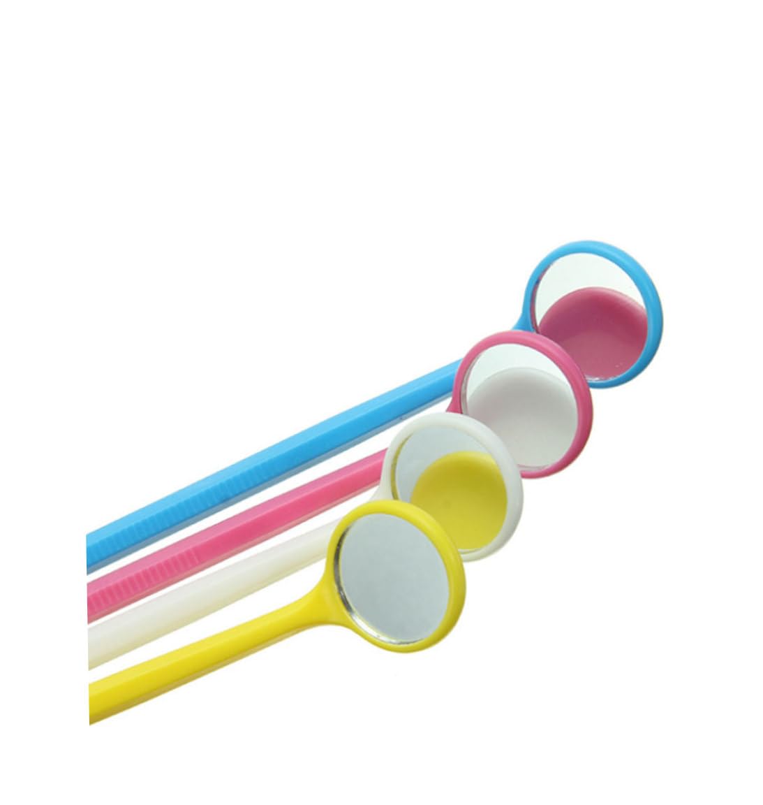 Dental Mirror Desechable 100pcs Anti-fog Herramientas dentales portátiles Espejo bucal