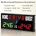 Scoreboard Electronic Digital Score Keeper with Remote Basketball Scoreboard Sports Score Ticker with Timer 24h Real Time for Football/Cornhole Hole/ping Pong/Table Tennis Dart Indoor&Outdoor Games