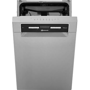 Bauknecht BSUO 3O33 PF X Undermount Dishwasher 45 cm / 10 Place Settings / PowerClean / ActiveDry / Cutlery Drawer / Hygiene