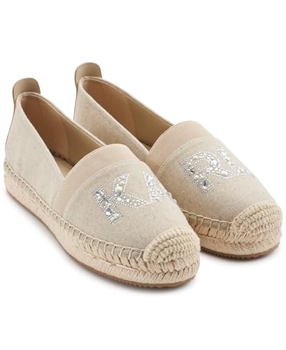 Image of Karl Lagerfeld Womens Manika Espadrille Sandal with Rhinestones