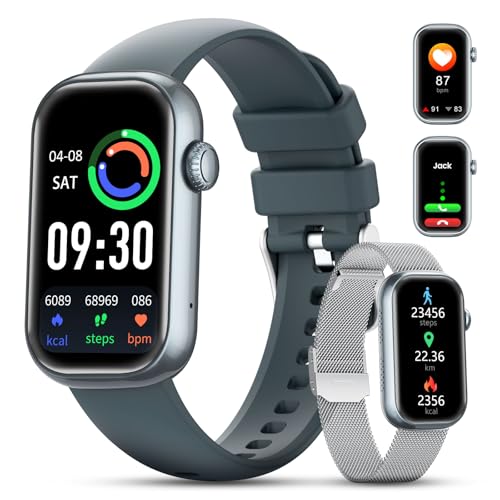 LIGE Montre Connectée Homme Femme, 1,75'' HD...