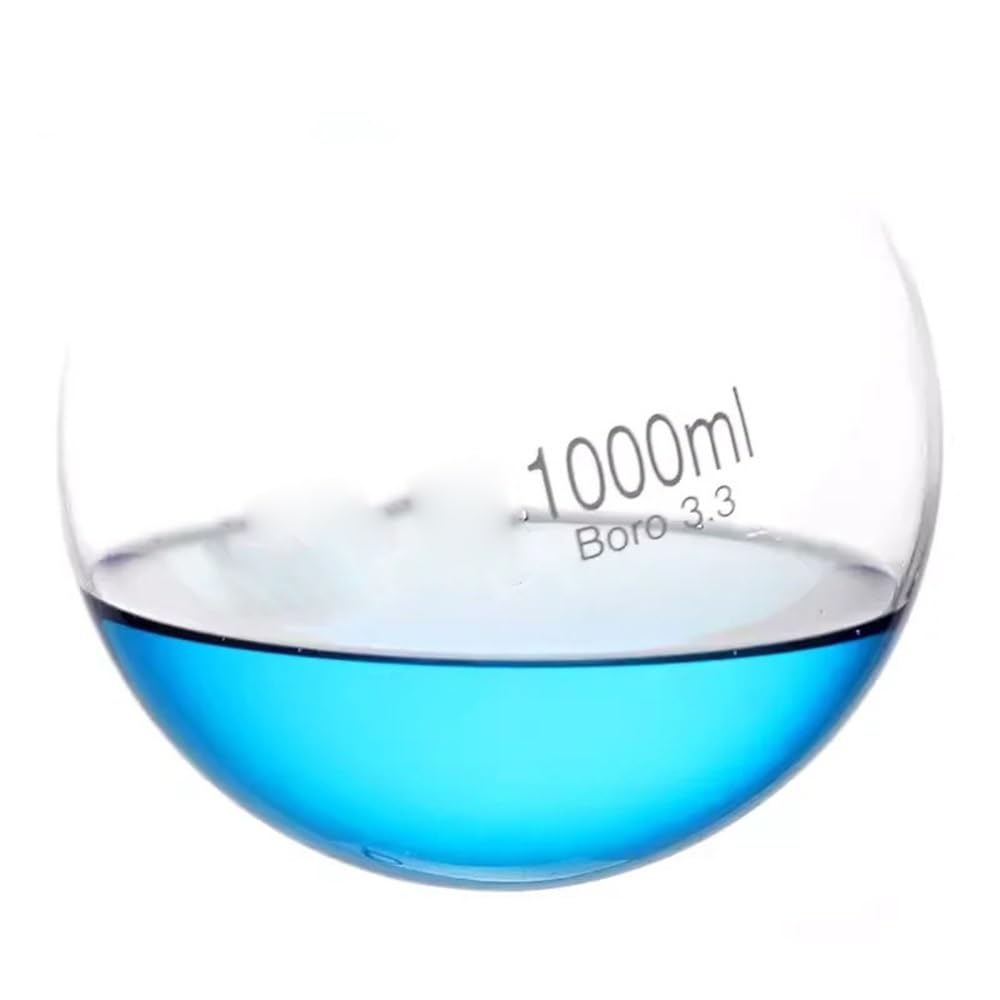 Verrerie et matériel de laboratoire Ballon à fond incliné à deux cols résistant aux hautes températures 50/100/250/500/1000/2000/3000 ml 24/19(500ml Mouth 24)