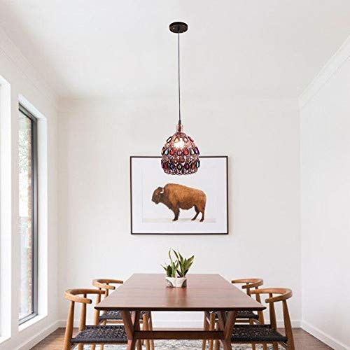 Plafond lampe industrielle acrylique e14 pour bar et restaurant