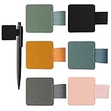 IEBTWN 6 Pezzi Portapenne Autoadesivo, Portapenne In Pelle Portapenne Elastico, Porta Penn...