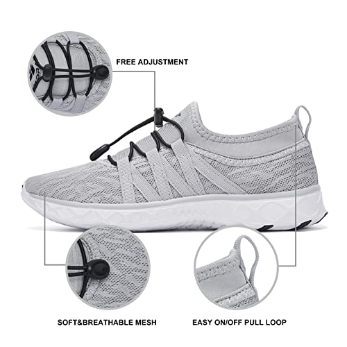 Aleader Women's Mesh Slip On Water Shoes3