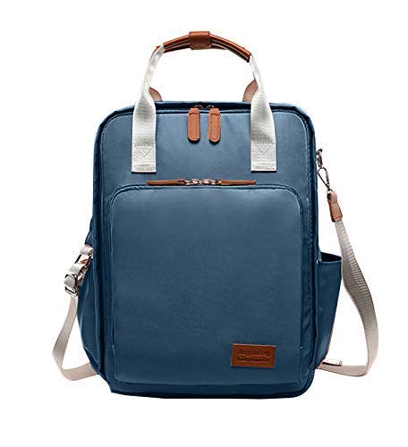 ShopizoneNappy Diaper Bag Backpack Multifunction Maternity Travel Backpack for Baby Care Pink, Blue, 13 x 5 x 15 inch, Travel Backpacks