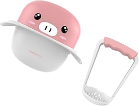 KOMBIUDA Tigela De Bebê Abrader Tigela Manual De Moagem De Alimentos Para Bebê Tigela Espremedor De Alimentos Tigela Moinho De Alimentos De Bebê Purê De Bebê Ferramenta De Alimentação