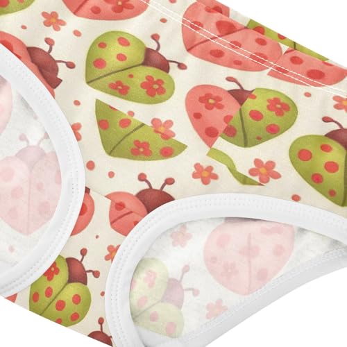 Joisal Animals Toddlers Underwear Floral 2t Cotton Little Girl Panties Cute Heart Ladybugs Pink Underpants Briefs4