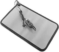 InnovaGoods - Electric Heating Mat 50W, Fast Heating, Uniform Heat Distribution, Ultra Thin Design, Aluminium PVC, Grey, 1 Unidad