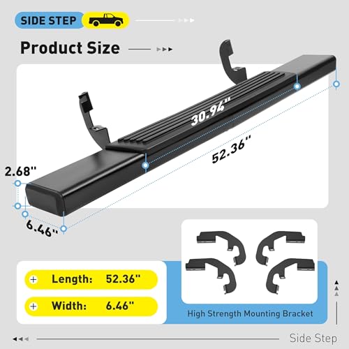Estribos laterales running board para Chevrolet Silverado miniatura 4