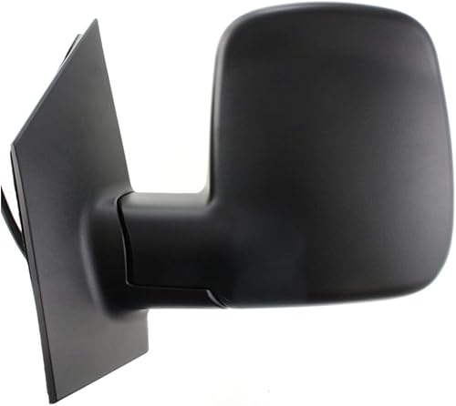 Miniatura 2 de Para Chevy Express 2500 2008-2018 Espejo de puerta para lado del conductor  Alimentación  Calentado  Negro texturizado  Reemplazo para 15227418