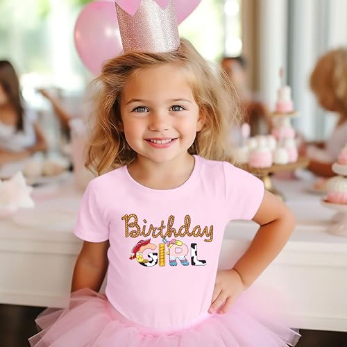 Image of Birthday Girl Shirt I'm The Birthday Girl Tshirt Casual Party Shirts Little Girls B-Day Outfit Tees