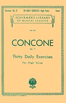 Paperback 30 Daily Exercises, Op. 11 for High Voice, No. 294 Book