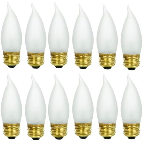 Sunlite Chandelier Frosted Bulb Cover