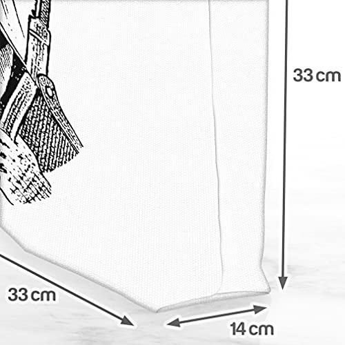 VOID Krokodyl Afryka rysunek torba 33 x 33 x 14 cm, 15 l torba na zakupy torba na zakupy torba na zakupy torba