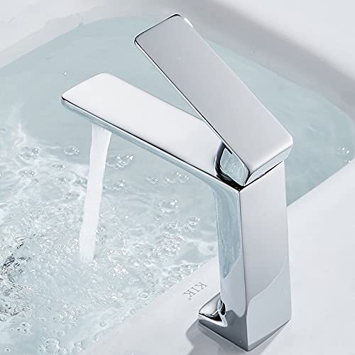 Robinet de lavabo de salle de bain mitigeur eau chaude froide universel