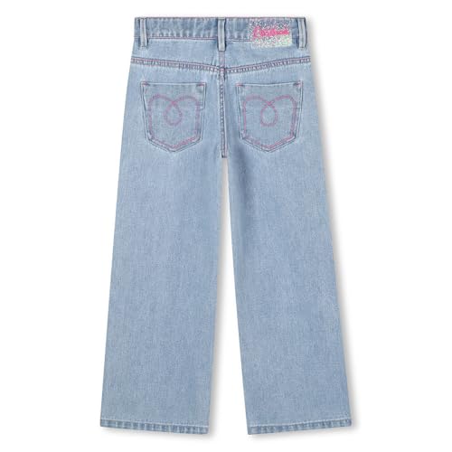 Billieblush Para Menina. U21591 Jeans Carta Azul (8AñOs= 126Cm), Casual, AlgodãO, Denim, Moda Infantil - 2