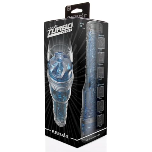 Image of Fleshlight Turbo | Thrust | Blue Ice Blowjob Simulator