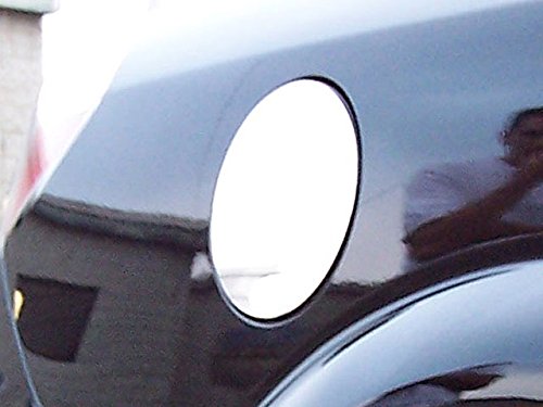 707Motoring Stainless Polished Chrome Gas Door Cover Trim (NOT a Replacement, Overlay Trim ONLY) 1PC, Compatible with Saturn Aura 2007-2009 (4-Door, Sedan)