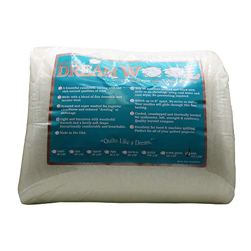 Quilters Dream Wool Batting (122 x 120) King