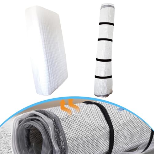 Sac de rangement pour matelas avec compression à 80% et double fermeture éclair - 7