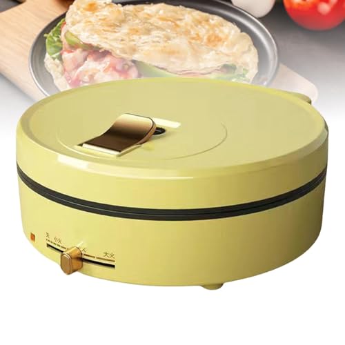 Sartén eléctrica doméstica, sartén eléctrica de Doble Cara, sartén Multifuncional, calefacción de Doble Cara, Revestimiento Antiadherente, Parrilla para panqueques de Pizza