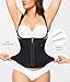 Nebility Waist Trainer for Women Corset Shapewear Tummy Control Faja Body Shaper Waist Cincher with Adjustable Strap(Black,Medium)