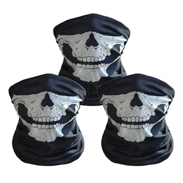 skeleton fishing mask