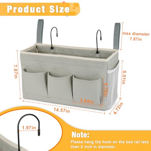 Lilithye Bedside Caddy for Dorm - Image 4