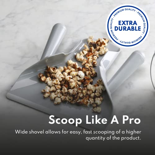 New Star Foodservice 37814 Polycarbonate Commercial French Fry Bagger Right Handle, Gray #TOP5