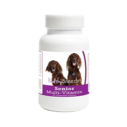 Healthy Breeds Irish Setter Senior Dog Multivitamin Tablets 60 Count