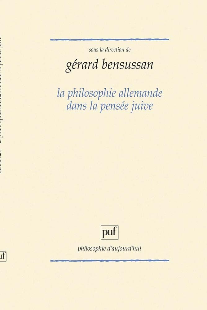 La philosophie allemande dans la pensée juive