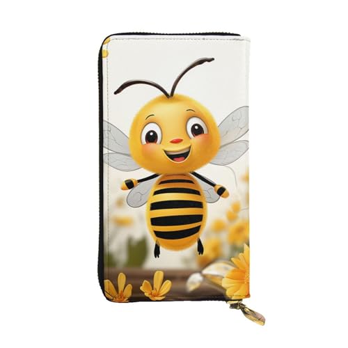 Portefeuille en cuir pour femme à motif floral avec rangement pour téléphone portable