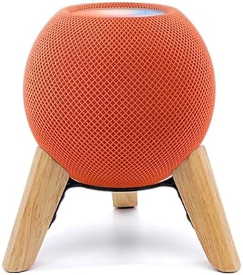 Real Wood Stand for Homepod Mini,Wooden Tripod Mount with Metal F...