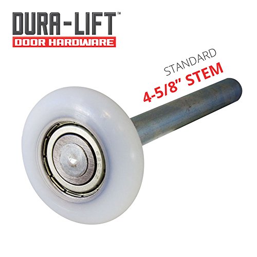 Dura-Lift Ultra-Life 2" Reinforced 6200Z Bearing Nylon Garage Door Roller And 4" Stem (10 Pack) #TOP5