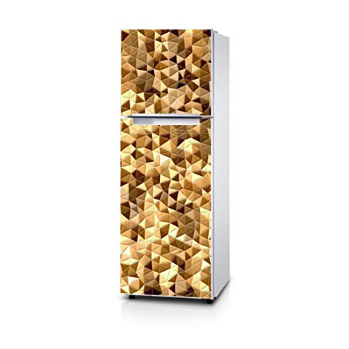 Image of Fridge Sticker Decorative Refrigerator Door Sticker PVC Vinyl Multicolor Design Fridge Wrap Sticker (160 cm x 60 cm or 63 X 24 Inches) (Design 8)