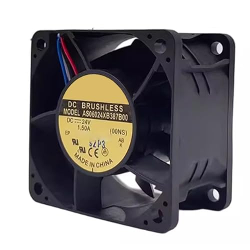 Ventilador ADDA AS06024XB387B00 DC24V con interfaz B2 para refrigeración interna de servidores