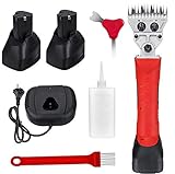 Esquiladora Folk B8-LA 200w con funcionamiento a batería. Apta para el esquilado de ovino o cabras adaptando la cuchilla correcta al corte a realizar.