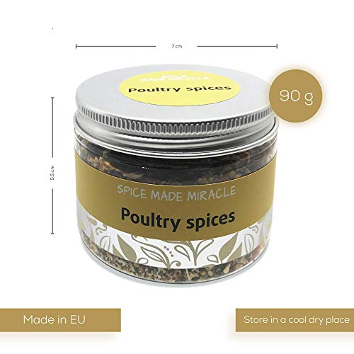 Spice Made Miracle kipkruiden - Best Kruidenmix voor Kip, Turkije, gans, eend gerechten - Spice Rub voor Barbecue… - Afbeelding 5