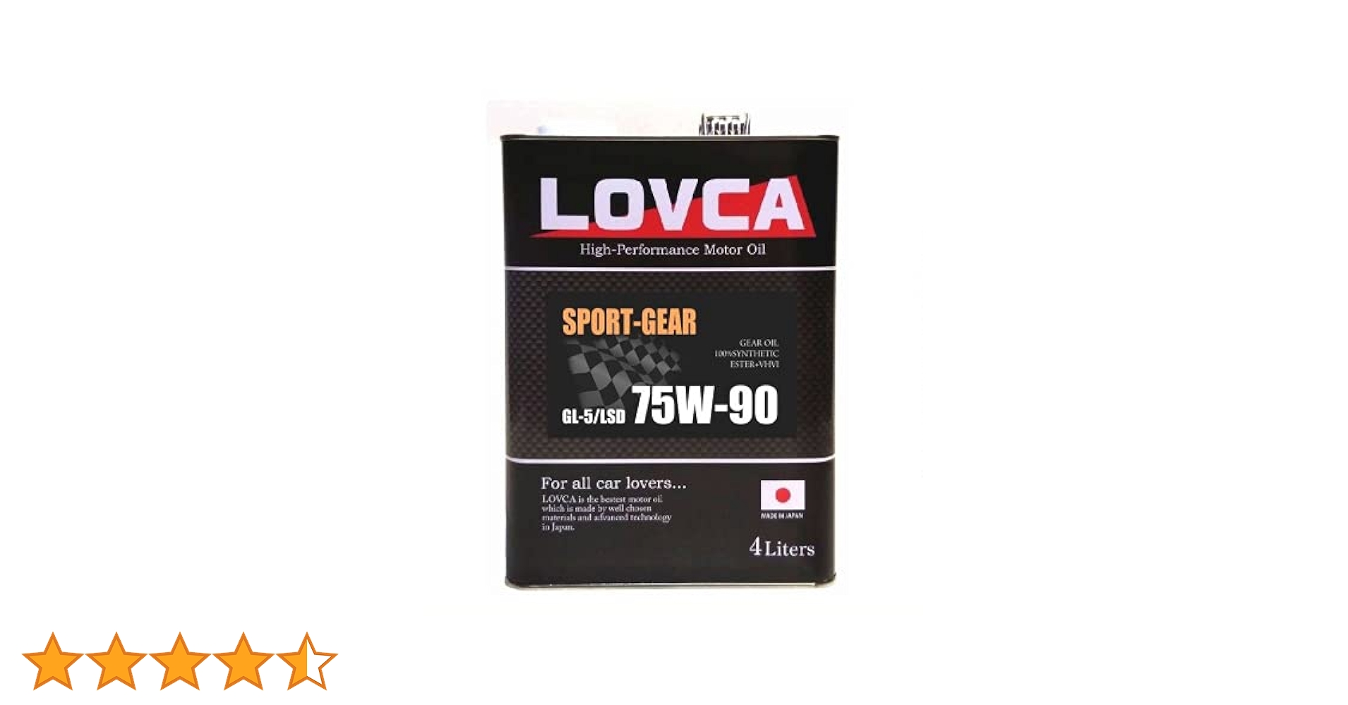 ギヤオイル 75W-90 ラブカ　LOVCA SPORT-GEAR 約12L □LOVCA HYPER-MTF 75W-90 1L GL-4□LHM7590-1 | LOV